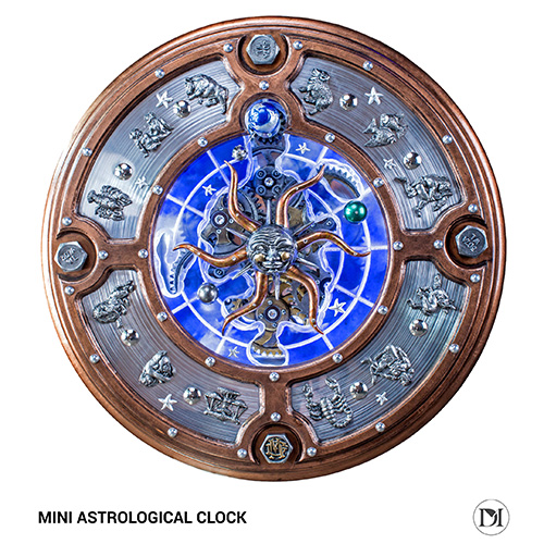 Fine Art by Mini Astrological Clock