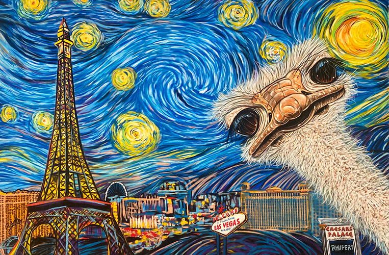 Fine Art by Starry, Starry Night Life