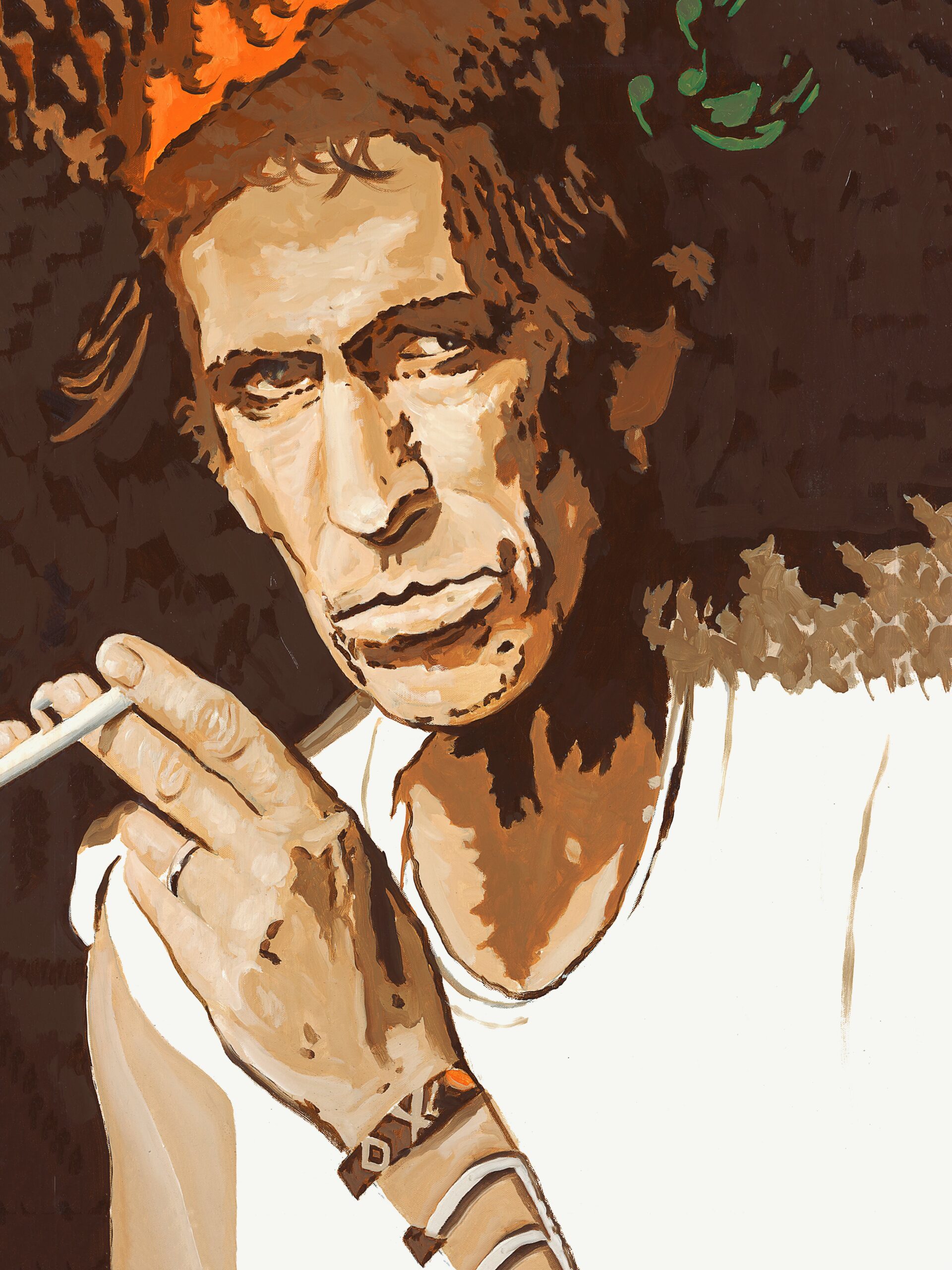Keith Richards Portrait by Ruby Mazur