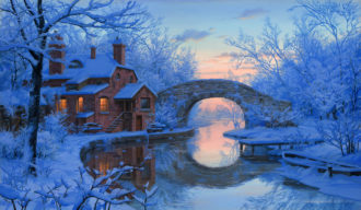 Fine Art by Frosted Dream by Evgeny Lushpin