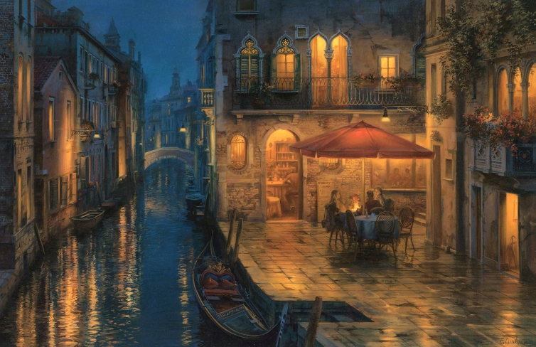 Fine Art by Our special meeting place by Evgeny Lushpin