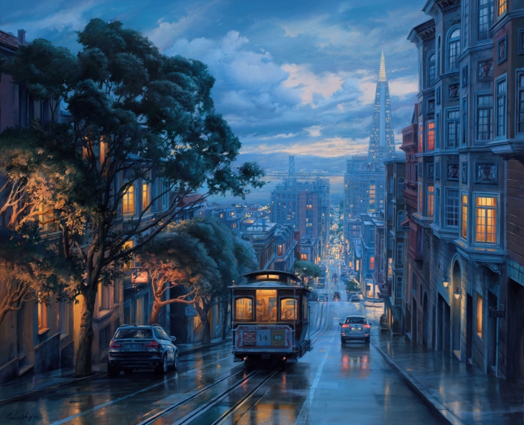 Fine Art by Showers Afterglow by Evgeny Lushpin