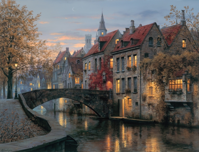 Fine Art by Silent Evening by Evgeny Lushpin