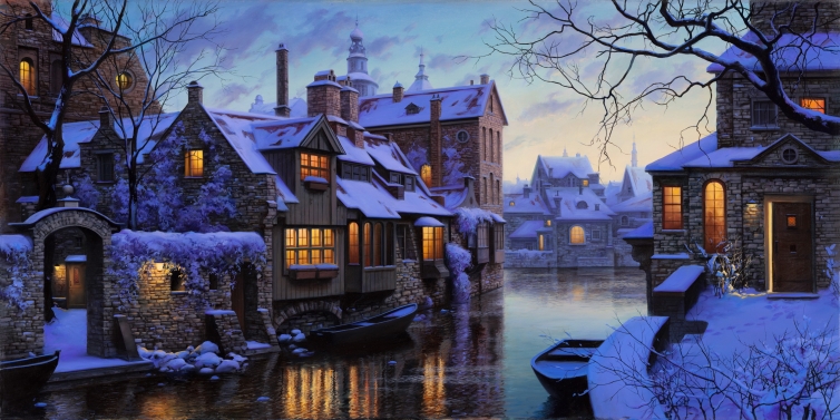 Fine Art by The Venice of the North by Evgeny Lushpin