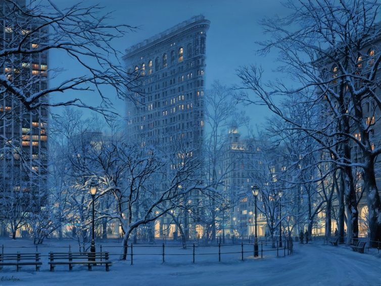 Winter Icon by Evgeny Lushpin