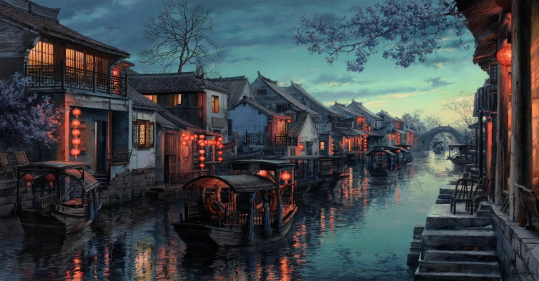 Fine Art by Xitang Melody by Evgeny Lushpin
