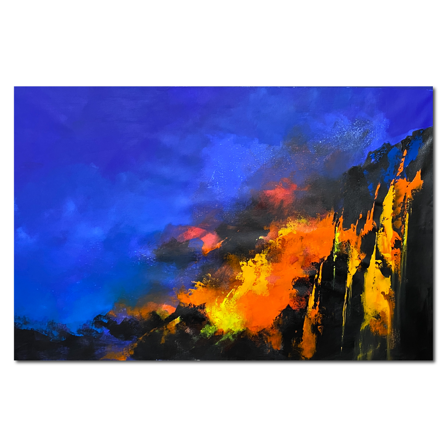 Fine Art by Lava Flow in Hawaii by Thomas Leung